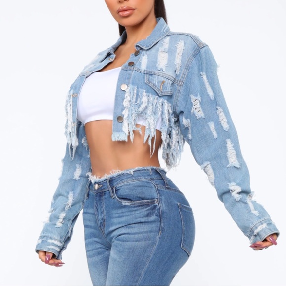 Not One To Mess With Denim Jacket - Denim - Picture 2 of 6